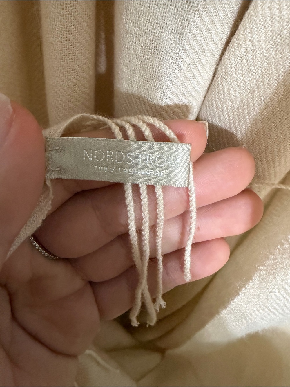 Nordstrom Light Cream Knit Pullover